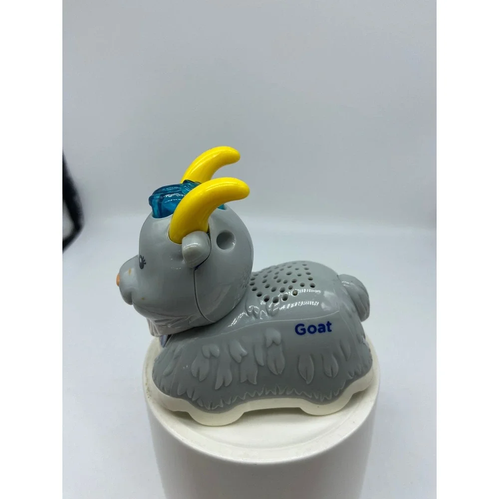 VTech Go Go Smart Animals Goat Gray Yellow Rolling Light Up Toy
